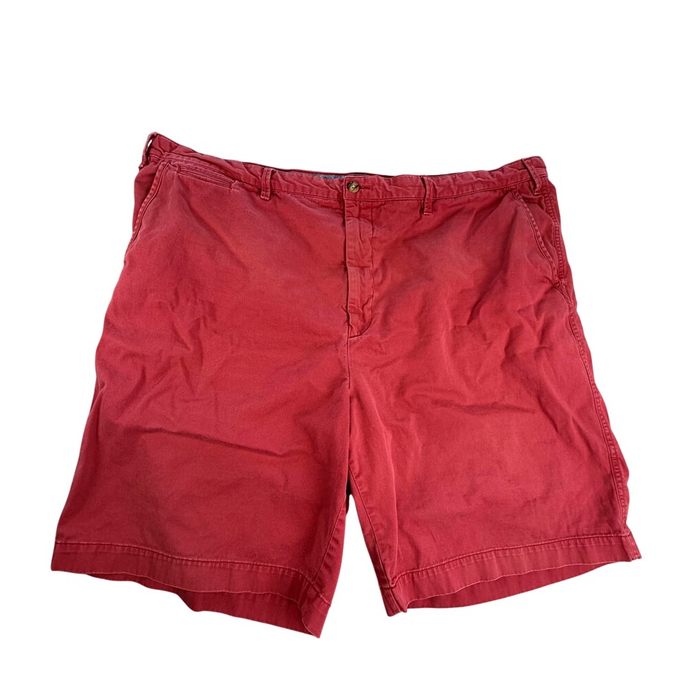 Polo Ralph Lauren Shorts Mens 48 Red Classic Fit Chino Cotton Casual 10 Inseam